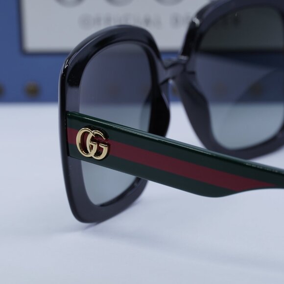 Final Price! Gucci GG0713S 006 Black/Green Sunglasses main image 8
